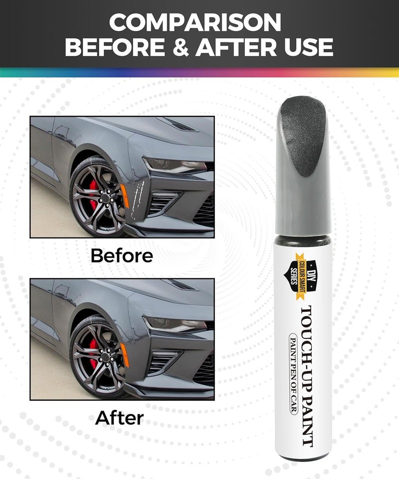 UBOG Car Paint Scratch Repair,Touch Up Paint for Cars,Touch Up Paint Pen,Car Accessories Car Scratch Repair,Car Touch Up Paint,Car Scratch Remover Pen,Car Paint Pen for Erase Car Scratches (Gray) - Image 2